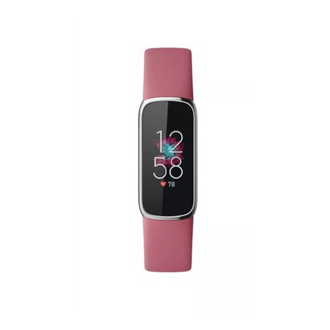 Fitbit Luxe Fitness tracker Ekran dotykowy Monitor pracy serca Monitorowanie aktywności 24/7 Wodoodporny Bluetooth Platinum/Orch - 2